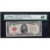 Image 1 : 1928C $5 Red Seal Legal Tender STAR Note PMG XF40 EPQ
