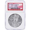 Image 1 : 2002 $1 American Silver Eagle Coin NGC Graded MS69