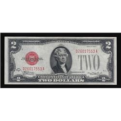 1928-D $2 Red Seal Legal Tender Bank Note