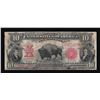 Image 1 : 1901 $10 Bison Legal Tender U.S. Currency Note