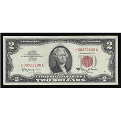 1963-A $2 Red Seal Legal Tender STAR Note