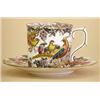 SET OF TWELVE ROYAL CROWN DERBY PORCELAIN SMALL COFFEE CANS AND SAUCERS, English. 20th Century....