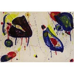 SAM FRANCIS (American. 1923-1994), "Heart Stone". 1963. Signed in pencil Sam Francis and No. 26...