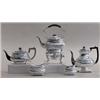 Image 1 : FIVE PIECE STERLING SILVER ASSEMBLED TEA AND COFFEE SERVICE, English. London. 1810-1906. Compri...