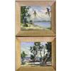 Image 1 : EDGAR MALIN CRAVEN (American. Born 1891), "Florida Landscape" and "Trees at Grand Canyon". Sign...