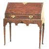 Image 1 : QUEEN ANNE MAPLE DESK ON FRAME, American. New England. 18th Century. In two parts: the upper wi...