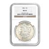 Image 1 : 1886$1MorganSilverDollarNGCMS63