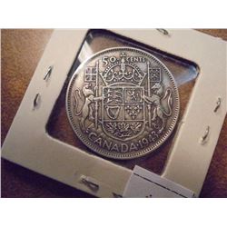 1943 CANADA SILVER 50 CENTS