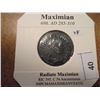 285-310 A.D. MAXIMIAN ANCIENT COIN VERY FINE