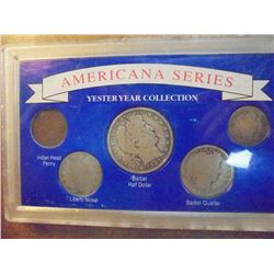 YESTERYEAR COLLECTION CONTAINS: INDIAN HEAD CENT,