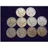 Image 1 : 10 ASSORTED 1940'S MERCURY DIMES