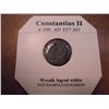 Image 2 : 337-361 A.D. CONSTANTIUS II ANCIENT COIN VF