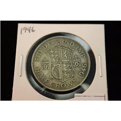 1946 GREAT BRITAIN SILVER HALF CROWN