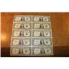 Image 1 : 10 ASSORTED 1957 $1 SILVER CERTIFICATES