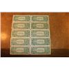 Image 2 : 10 ASSORTED 1957 $1 SILVER CERTIFICATES