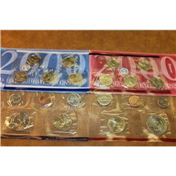 2000 US MINT SET (UNC) P/D (WITH ENVELOPE)