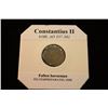 Image 3 : 337-361 A.D. CONSTANTIUS II ANCIENT COIN (FINE)