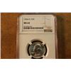 Image 1 : 1964-D WASHINGTON SILVER QUARTER NGC MS64