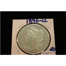 1890-CC MORGAN SILVER DOLLAR
