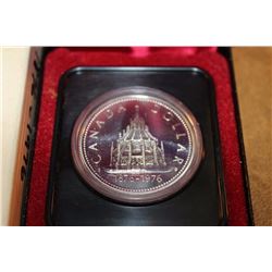 1976 CANADA PARLIAMENT SILVER DOLLAR PROOF