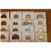 Image 3 : 50 ASSORTED FOREIGN COINS ALL FLIPPED & LABELED