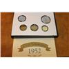 Image 2 : 1952 US YEAR SET 5 COINS IN NICE BOX