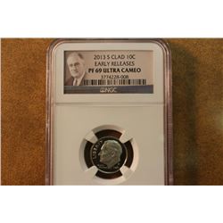 2013-S ROOSEVELT DIME NGC MS69 ULTRA CAMEO