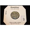 Image 1 : SILVER 81-96 A.D. DOMITIAN ANCIENT COIN