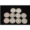 Image 1 : 10 ASSORTED 1940-S MERCURY DIME