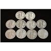 Image 2 : 10 ASSORTED 1940-S MERCURY DIME