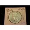 Image 1 : 1962-D FRANKLIN HALF DOLLAR UNC