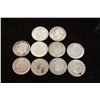 Image 1 : 10 ASSORTED SILVER ROOSEVELT DIMES