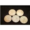 Image 2 : 5 ASSORTED MEXICO PESOS 10% SILVER
