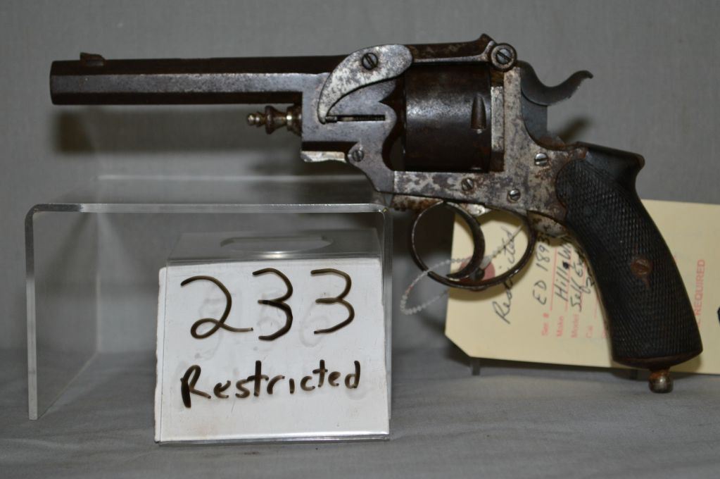 Hill William J Model Self Extractor 38 Short Colt Cal 6 Shot Revolver W 130 Mm l Blued And Ni Hill William J Model Self Extractor 38 Short Colt Cal 6 Shot Revolver W 130 Mm l Blued And Ni