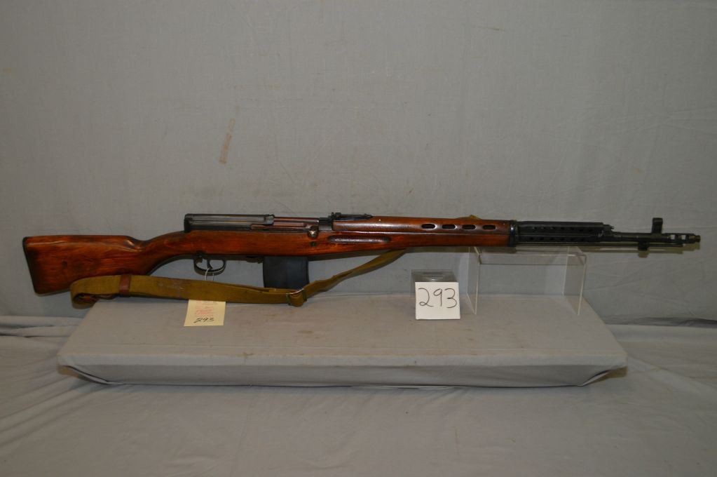 Tokarev Model SVT - 40 7.62 x 54 R Cal Mag Fed Semi Auto Full Wood ...