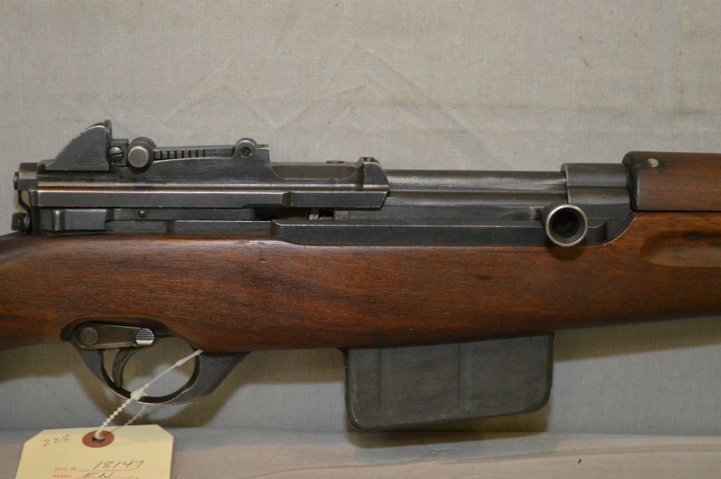 F.N. Model SAFN 49 .8 MM Mauser Cal ? Mag Fed Semi Auto Full Wood ...
