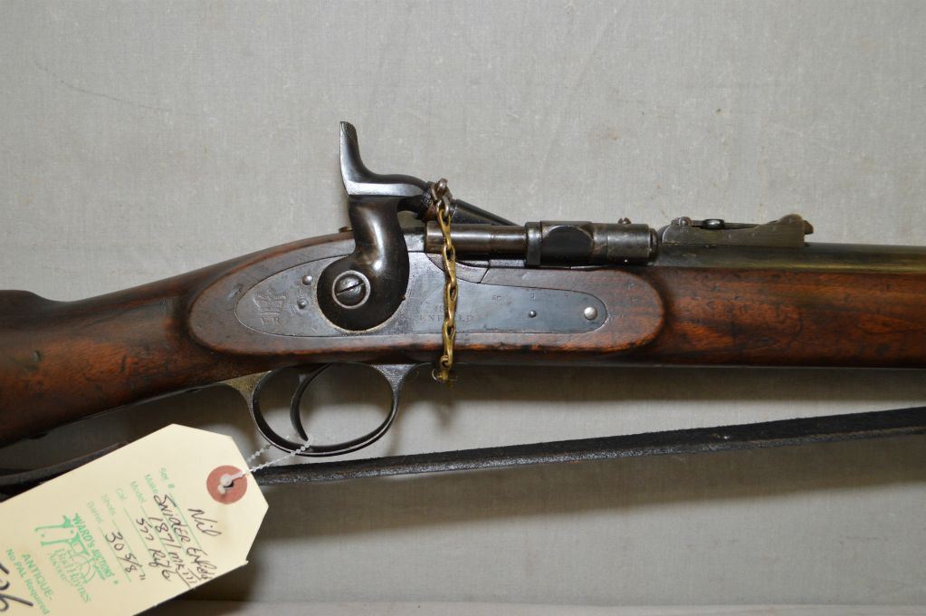 Snider Enfield Model 1871 Mark III 577 Snider Cal. 2 band rifle with 30