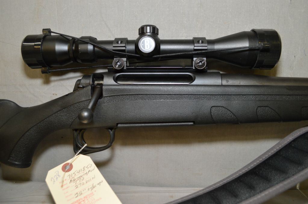 Model 770 Remington Model 770 270 win cal. mag fed bolt action rifle w/ 22