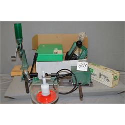 Lot of Two Boxes : RCBS Loading Equipment : Rock Chucker reloading press w/orig box - RCBS Scale in 