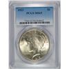 Image 1 : 1923 PEACE SILVER DOLLAR, PCGS MS-65