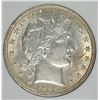 Image 2 : 1898 BARBER HALF DOLLAR, PCI AU/BU  NICE WHITE COIN!
