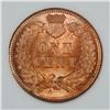Image 3 : 1901 INDIAN CENT GRADED EMGC SUPERB GEM RED