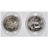 Image 3 : 2-BU COMMEMORATIVE SILVER DOLLARS: 1999 DOLLEY MADISON & 2001 CAPITOL VISITOR