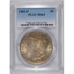 1902-O MORGAN DOLLAR PCGS MS-64