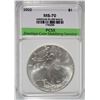 Image 1 : 2002 AMERICAN SILVER EAGLE, PCSS  PERFECT GEM BU