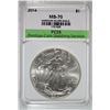 Image 1 : 2014 AMERICAN SILVER EAGLE, PCSS PERFECT GEM BU