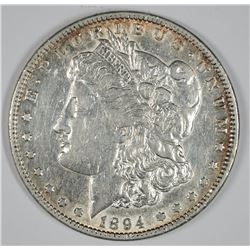 1894 MORGAN SILVER DOLLAR XF-AU  KEY COIN