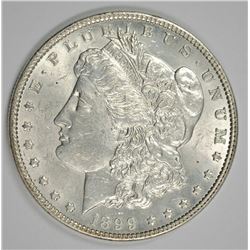 1899 MORGAN SILVER DOLLAR CH BU  SEMI-KEY