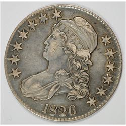 1826 BUST HALF DOLLAR NICE ORIGINAL XF/AU