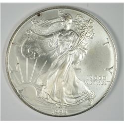 1996 AMERICAN SILVER EAGLE DOLLAR GEM BU